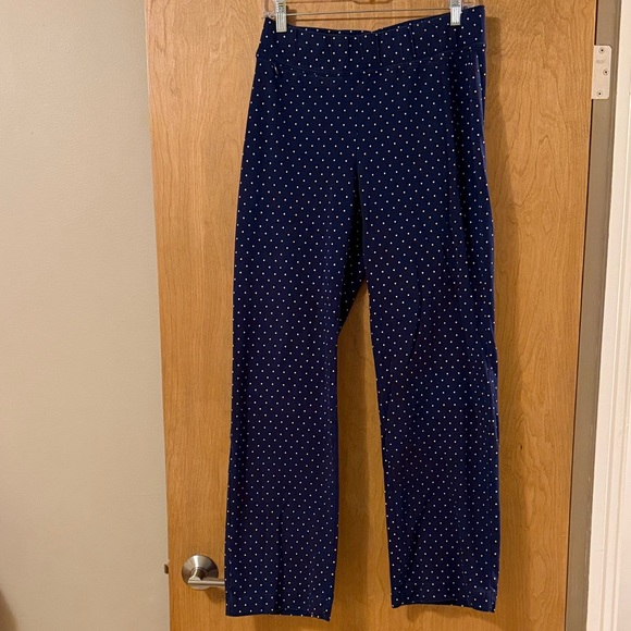 Lands' End Pants - Lands' End Navy with White Dots Pants